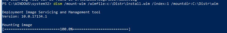 dism mount install.wim image