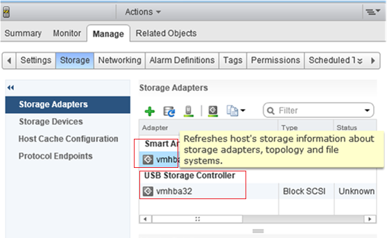 VMware ESxi Missing QLogic HBA Adapters