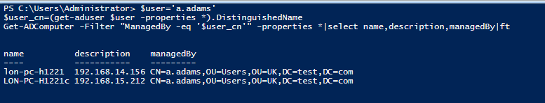 find computers in AD that a specific uses is logged on