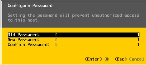 change root password