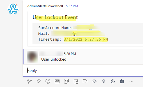 send rich text message to teams with powershell