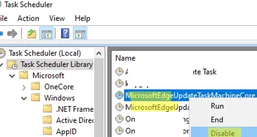 Disable ms edge tasks in Windows Scheduler