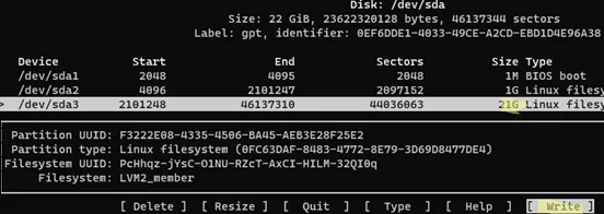 increase partition