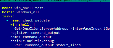 Ansible playbook for Windows