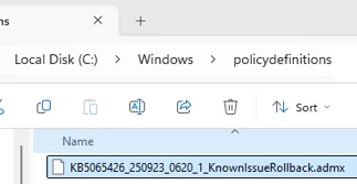 Install ADMX template