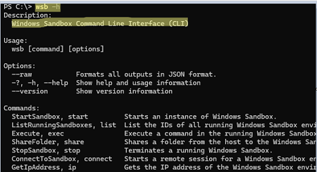 Windows Command Line Interface (CLI) tool